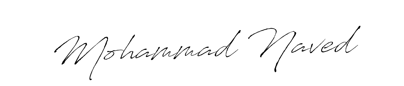 Also we have Mohammad Naved name is the best signature style. Create professional handwritten signature collection using Antro_Vectra autograph style. Mohammad Naved signature style 6 images and pictures png