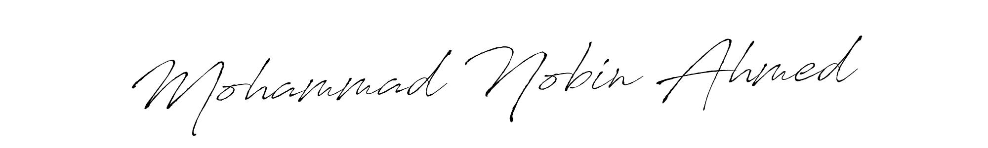 Make a beautiful signature design for name Mohammad Nobin Ahmed. Use this online signature maker to create a handwritten signature for free. Mohammad Nobin Ahmed signature style 6 images and pictures png