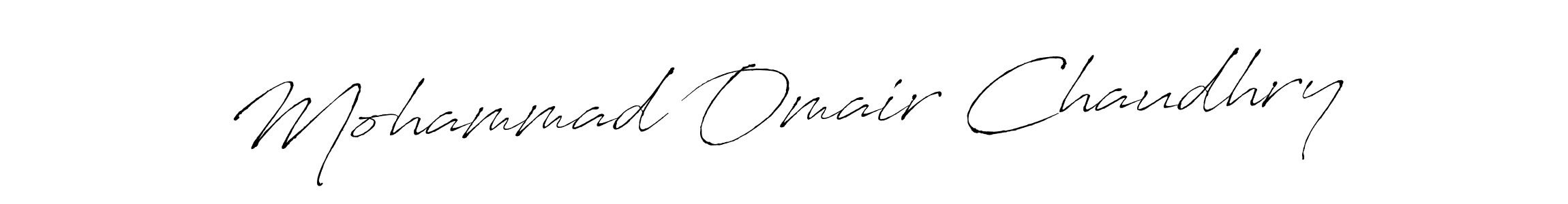 Use a signature maker to create a handwritten signature online. With this signature software, you can design (Antro_Vectra) your own signature for name Mohammad Omair Chaudhry. Mohammad Omair Chaudhry signature style 6 images and pictures png