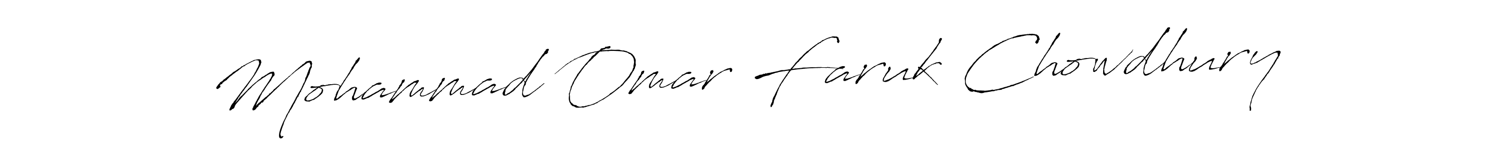 Design your own signature with our free online signature maker. With this signature software, you can create a handwritten (Antro_Vectra) signature for name Mohammad Omar Faruk Chowdhury. Mohammad Omar Faruk Chowdhury signature style 6 images and pictures png