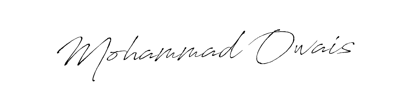 Make a beautiful signature design for name Mohammad Owais. With this signature (Antro_Vectra) style, you can create a handwritten signature for free. Mohammad Owais signature style 6 images and pictures png
