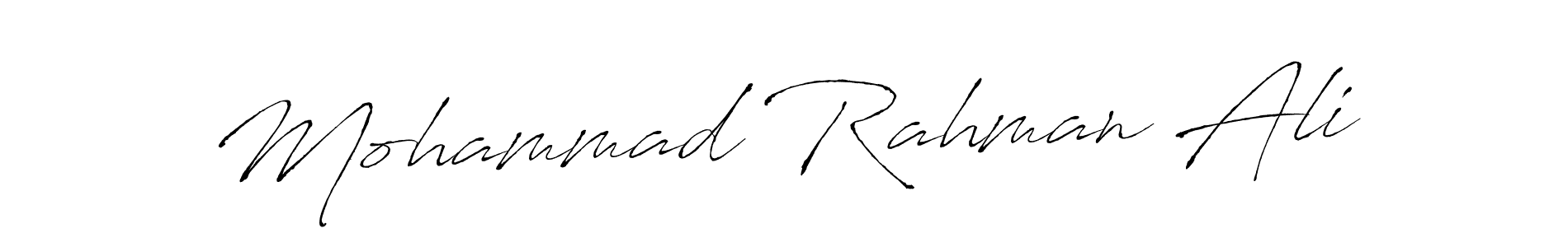 Mohammad Rahman Ali stylish signature style. Best Handwritten Sign (Antro_Vectra) for my name. Handwritten Signature Collection Ideas for my name Mohammad Rahman Ali. Mohammad Rahman Ali signature style 6 images and pictures png