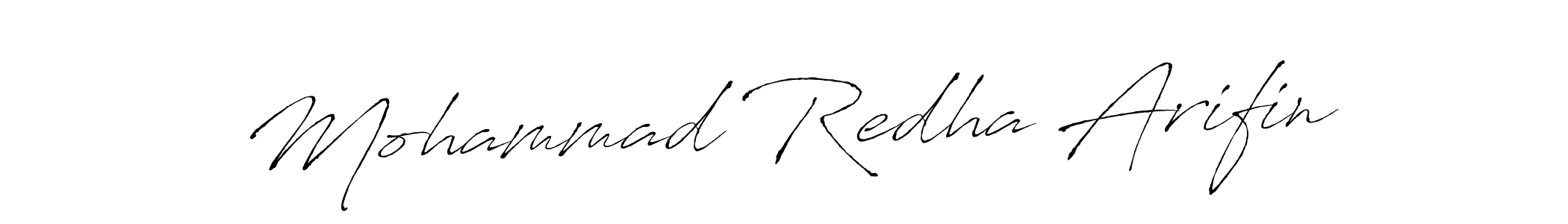 It looks lik you need a new signature style for name Mohammad Redha Arifin. Design unique handwritten (Antro_Vectra) signature with our free signature maker in just a few clicks. Mohammad Redha Arifin signature style 6 images and pictures png