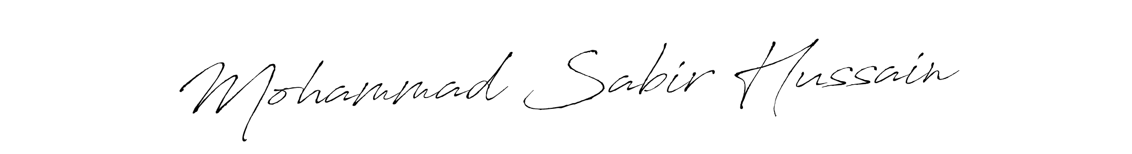 Use a signature maker to create a handwritten signature online. With this signature software, you can design (Antro_Vectra) your own signature for name Mohammad Sabir Hussain. Mohammad Sabir Hussain signature style 6 images and pictures png