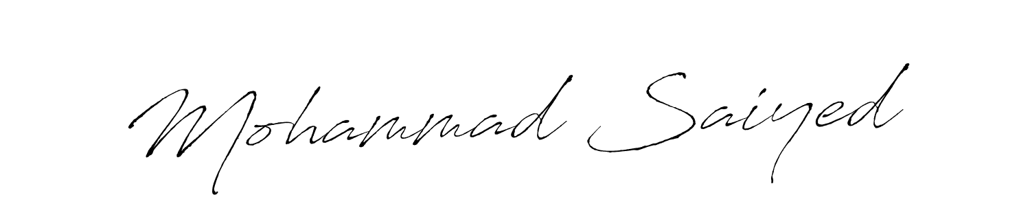 Use a signature maker to create a handwritten signature online. With this signature software, you can design (Antro_Vectra) your own signature for name Mohammad Saiyed. Mohammad Saiyed signature style 6 images and pictures png