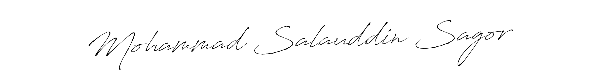 Make a beautiful signature design for name Mohammad Salauddin Sagor. With this signature (Antro_Vectra) style, you can create a handwritten signature for free. Mohammad Salauddin Sagor signature style 6 images and pictures png