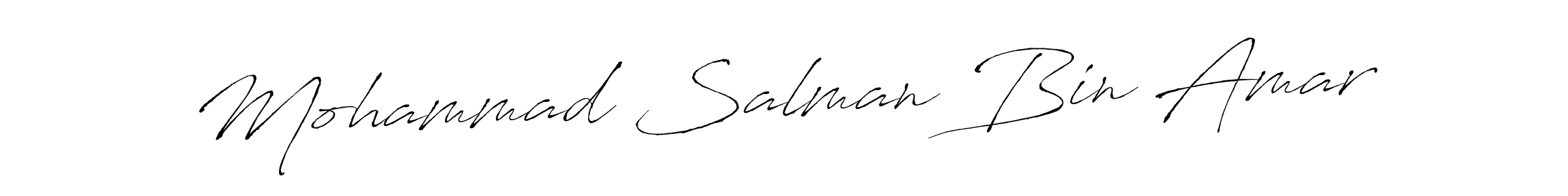 Use a signature maker to create a handwritten signature online. With this signature software, you can design (Antro_Vectra) your own signature for name Mohammad Salman Bin Amar. Mohammad Salman Bin Amar signature style 6 images and pictures png