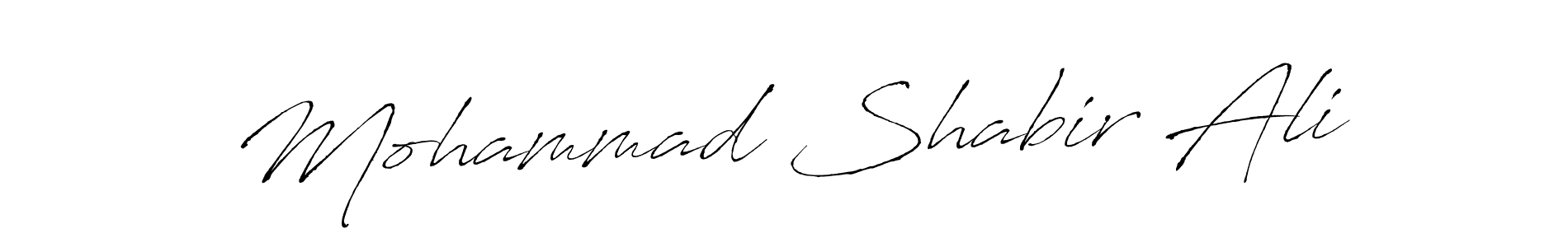 Mohammad Shabir Ali stylish signature style. Best Handwritten Sign (Antro_Vectra) for my name. Handwritten Signature Collection Ideas for my name Mohammad Shabir Ali. Mohammad Shabir Ali signature style 6 images and pictures png