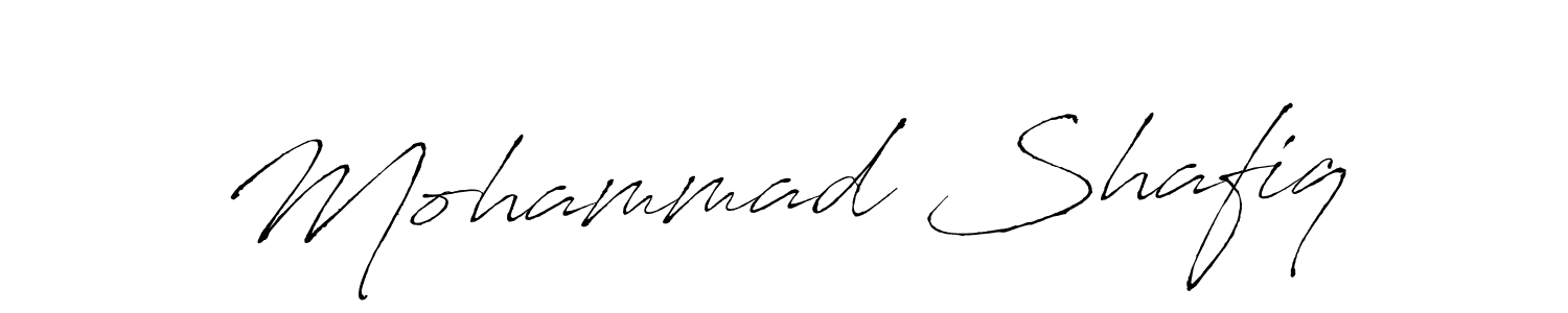 Make a short Mohammad Shafiq signature style. Manage your documents anywhere anytime using Antro_Vectra. Create and add eSignatures, submit forms, share and send files easily. Mohammad Shafiq signature style 6 images and pictures png