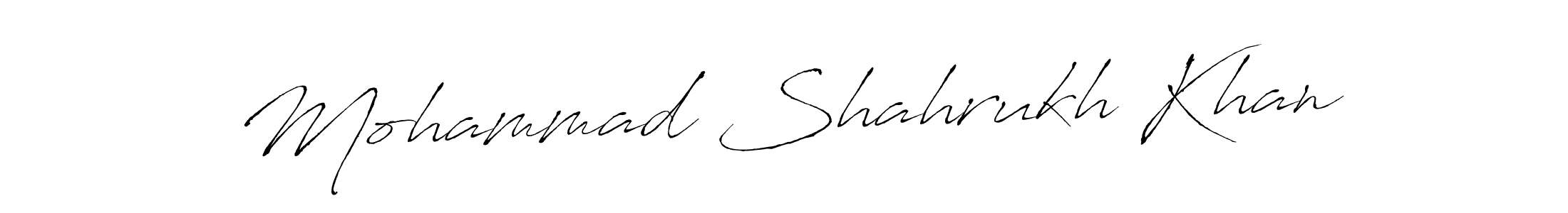 Antro_Vectra is a professional signature style that is perfect for those who want to add a touch of class to their signature. It is also a great choice for those who want to make their signature more unique. Get Mohammad Shahrukh Khan name to fancy signature for free. Mohammad Shahrukh Khan signature style 6 images and pictures png