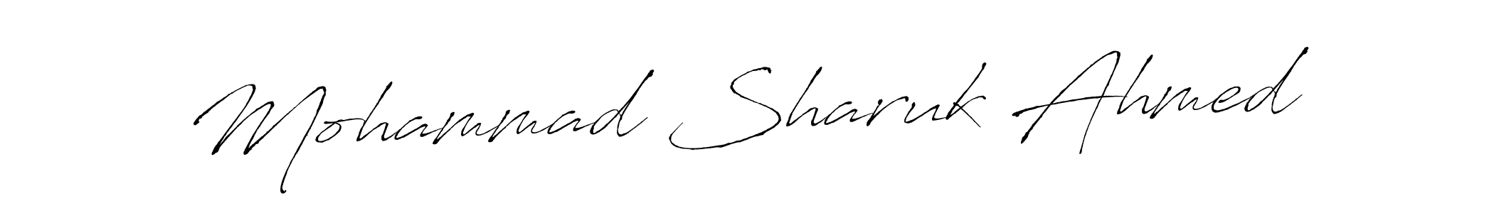 Make a beautiful signature design for name Mohammad Sharuk Ahmed. With this signature (Antro_Vectra) style, you can create a handwritten signature for free. Mohammad Sharuk Ahmed signature style 6 images and pictures png