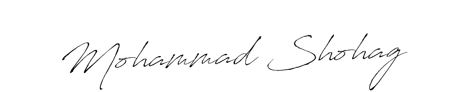 Use a signature maker to create a handwritten signature online. With this signature software, you can design (Antro_Vectra) your own signature for name Mohammad Shohag. Mohammad Shohag signature style 6 images and pictures png