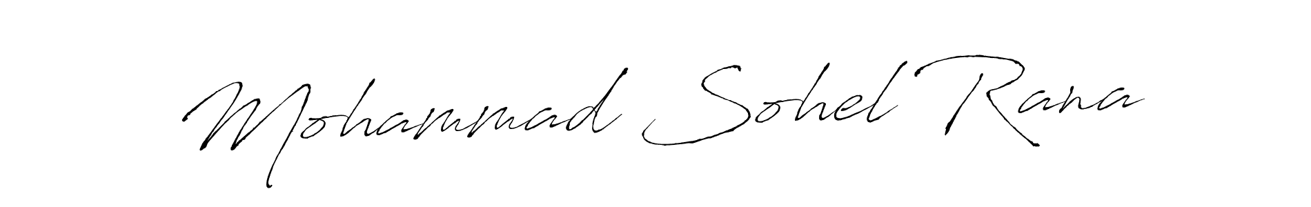 Create a beautiful signature design for name Mohammad Sohel Rana. With this signature (Antro_Vectra) fonts, you can make a handwritten signature for free. Mohammad Sohel Rana signature style 6 images and pictures png