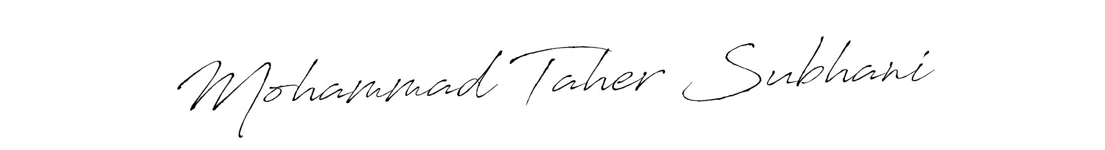 Once you've used our free online signature maker to create your best signature Antro_Vectra style, it's time to enjoy all of the benefits that Mohammad Taher Subhani name signing documents. Mohammad Taher Subhani signature style 6 images and pictures png