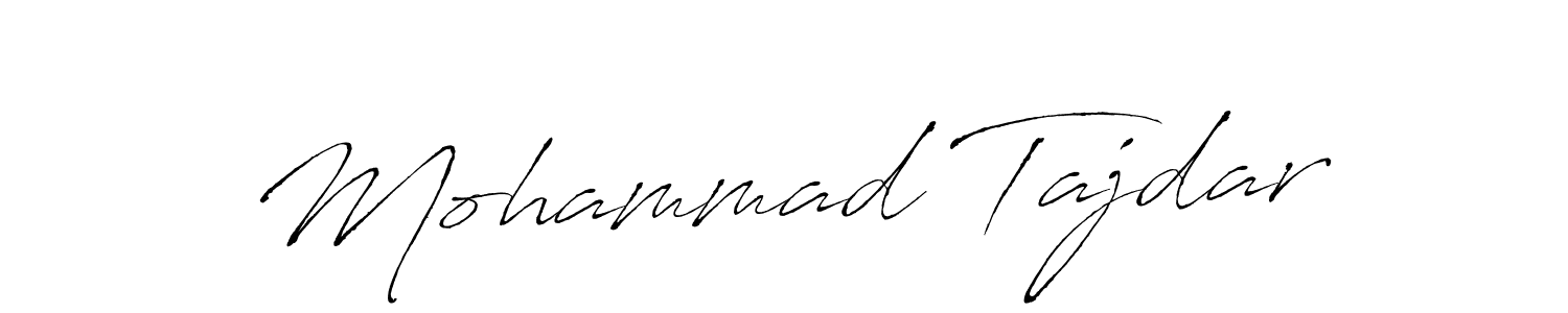 How to make Mohammad Tajdar signature? Antro_Vectra is a professional autograph style. Create handwritten signature for Mohammad Tajdar name. Mohammad Tajdar signature style 6 images and pictures png