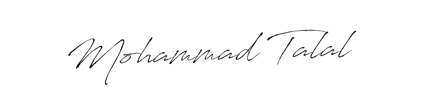 The best way (Antro_Vectra) to make a short signature is to pick only two or three words in your name. The name Mohammad Talal include a total of six letters. For converting this name. Mohammad Talal signature style 6 images and pictures png