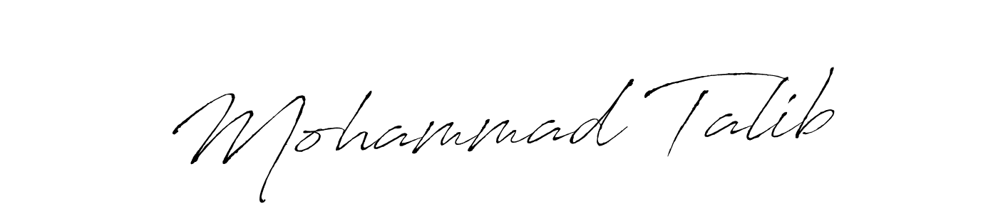 Use a signature maker to create a handwritten signature online. With this signature software, you can design (Antro_Vectra) your own signature for name Mohammad Talib. Mohammad Talib signature style 6 images and pictures png