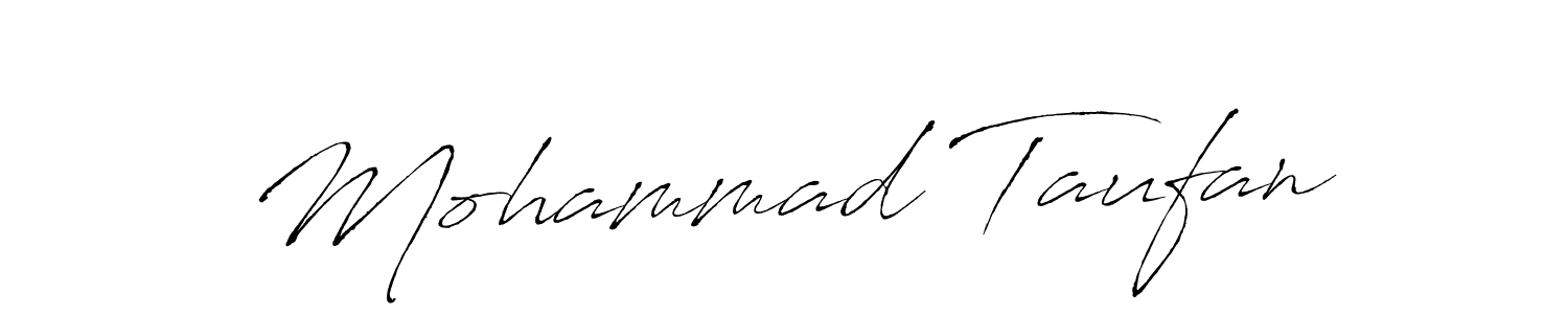 Use a signature maker to create a handwritten signature online. With this signature software, you can design (Antro_Vectra) your own signature for name Mohammad Taufan. Mohammad Taufan signature style 6 images and pictures png