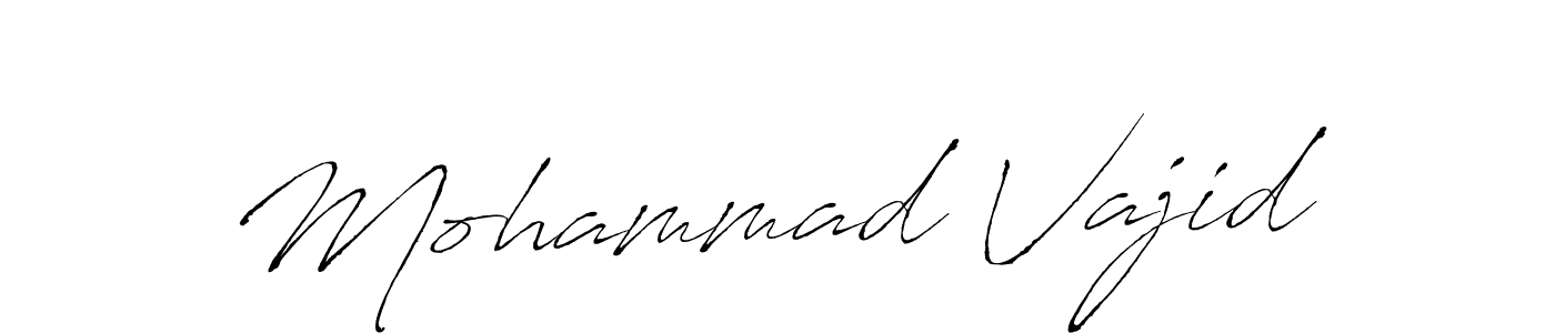 It looks lik you need a new signature style for name Mohammad Vajid. Design unique handwritten (Antro_Vectra) signature with our free signature maker in just a few clicks. Mohammad Vajid signature style 6 images and pictures png