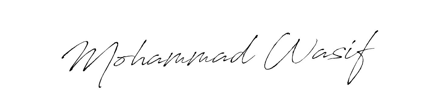 if you are searching for the best signature style for your name Mohammad Wasif. so please give up your signature search. here we have designed multiple signature styles  using Antro_Vectra. Mohammad Wasif signature style 6 images and pictures png