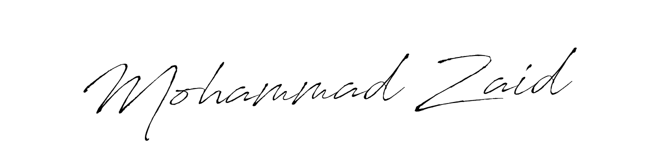 Use a signature maker to create a handwritten signature online. With this signature software, you can design (Antro_Vectra) your own signature for name Mohammad Zaid. Mohammad Zaid signature style 6 images and pictures png