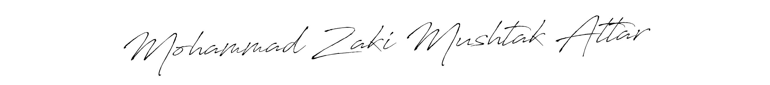 Also we have Mohammad Zaki Mushtak Attar name is the best signature style. Create professional handwritten signature collection using Antro_Vectra autograph style. Mohammad Zaki Mushtak Attar signature style 6 images and pictures png