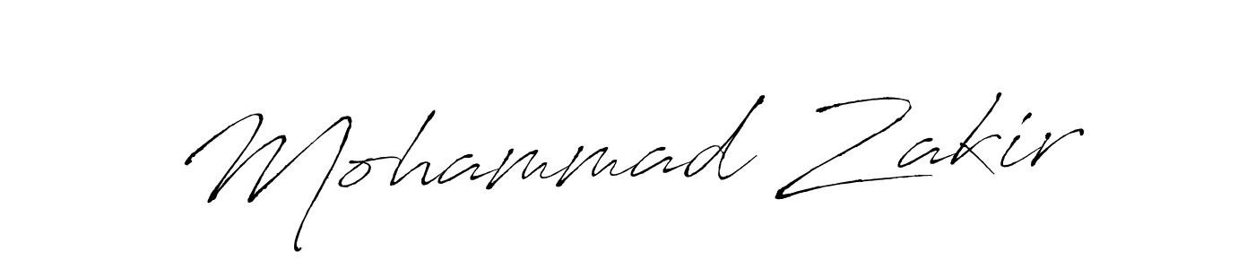 Also we have Mohammad Zakir name is the best signature style. Create professional handwritten signature collection using Antro_Vectra autograph style. Mohammad Zakir signature style 6 images and pictures png
