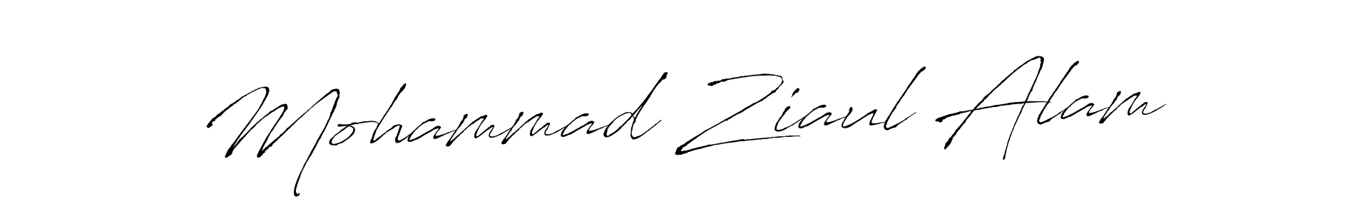 Design your own signature with our free online signature maker. With this signature software, you can create a handwritten (Antro_Vectra) signature for name Mohammad Ziaul Alam. Mohammad Ziaul Alam signature style 6 images and pictures png
