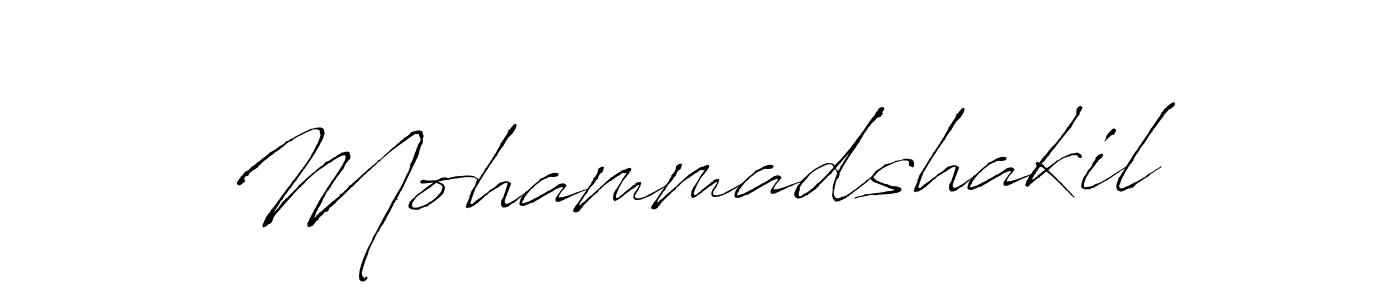 Similarly Antro_Vectra is the best handwritten signature design. Signature creator online .You can use it as an online autograph creator for name Mohammadshakil. Mohammadshakil signature style 6 images and pictures png
