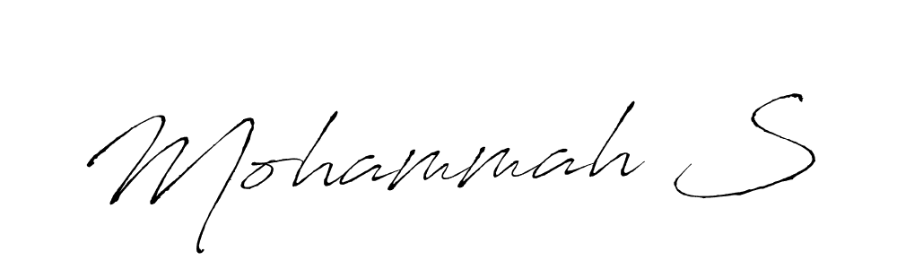 You should practise on your own different ways (Antro_Vectra) to write your name (Mohammah S) in signature. don't let someone else do it for you. Mohammah S signature style 6 images and pictures png