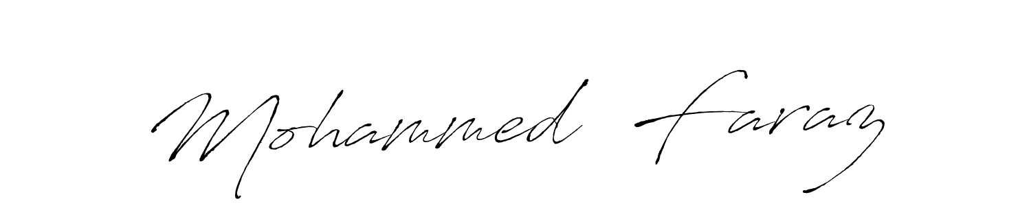 You can use this online signature creator to create a handwritten signature for the name Mohammed  Faraz. This is the best online autograph maker. Mohammed  Faraz signature style 6 images and pictures png