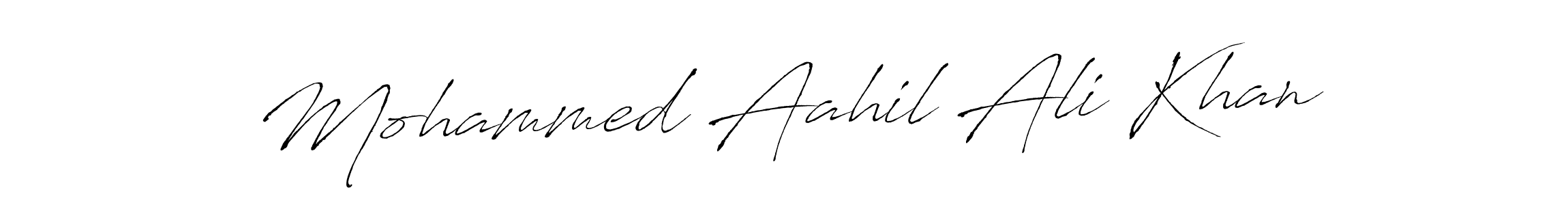 This is the best signature style for the Mohammed Aahil Ali Khan name. Also you like these signature font (Antro_Vectra). Mix name signature. Mohammed Aahil Ali Khan signature style 6 images and pictures png
