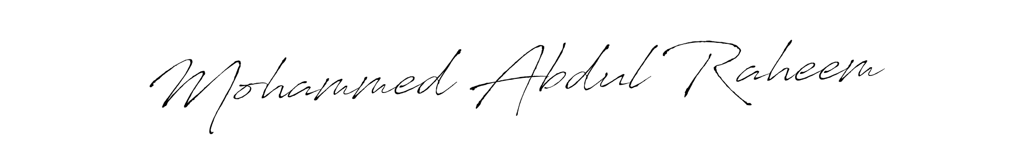 Antro_Vectra is a professional signature style that is perfect for those who want to add a touch of class to their signature. It is also a great choice for those who want to make their signature more unique. Get Mohammed Abdul Raheem name to fancy signature for free. Mohammed Abdul Raheem signature style 6 images and pictures png