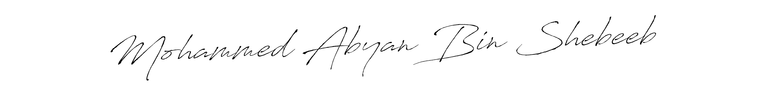 It looks lik you need a new signature style for name Mohammed Abyan Bin Shebeeb. Design unique handwritten (Antro_Vectra) signature with our free signature maker in just a few clicks. Mohammed Abyan Bin Shebeeb signature style 6 images and pictures png