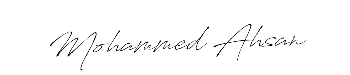 Here are the top 10 professional signature styles for the name Mohammed Ahsan. These are the best autograph styles you can use for your name. Mohammed Ahsan signature style 6 images and pictures png
