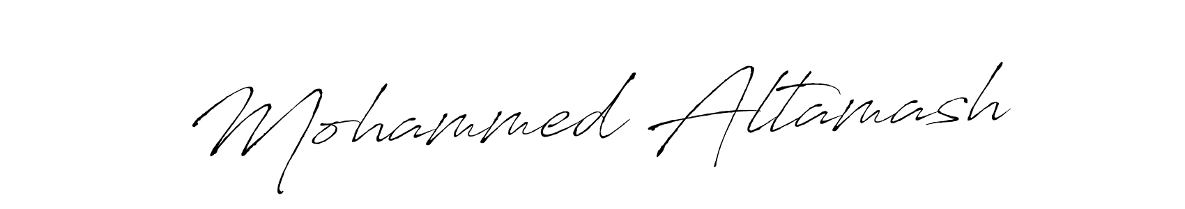 Antro_Vectra is a professional signature style that is perfect for those who want to add a touch of class to their signature. It is also a great choice for those who want to make their signature more unique. Get Mohammed Altamash name to fancy signature for free. Mohammed Altamash signature style 6 images and pictures png