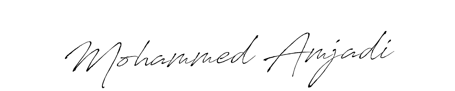 You can use this online signature creator to create a handwritten signature for the name Mohammed Amjadi. This is the best online autograph maker. Mohammed Amjadi signature style 6 images and pictures png