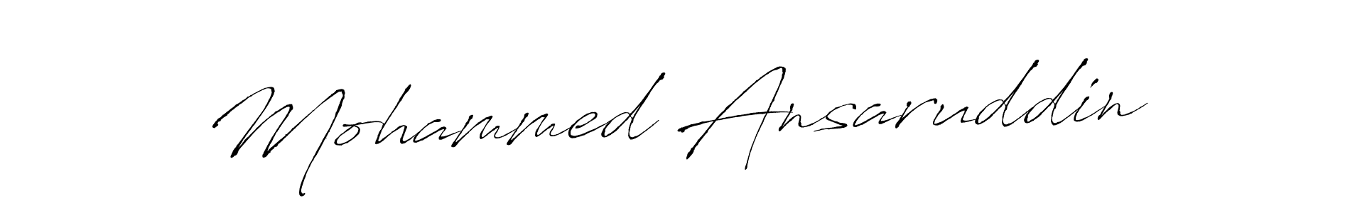Also You can easily find your signature by using the search form. We will create Mohammed Ansaruddin name handwritten signature images for you free of cost using Antro_Vectra sign style. Mohammed Ansaruddin signature style 6 images and pictures png