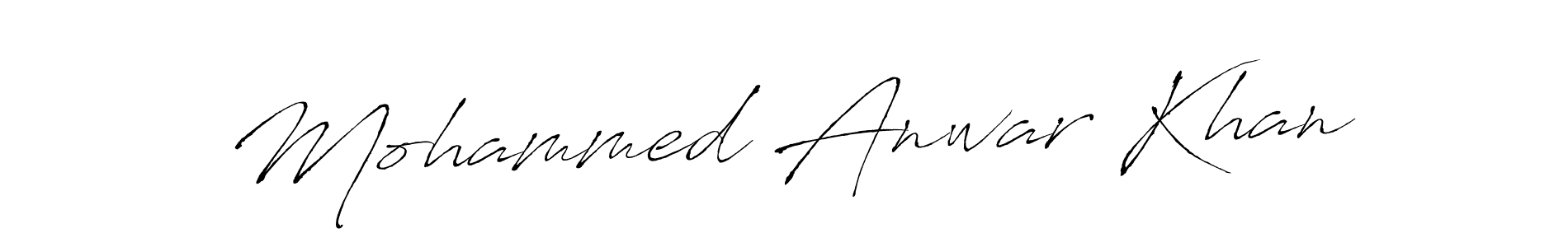 Also we have Mohammed Anwar Khan name is the best signature style. Create professional handwritten signature collection using Antro_Vectra autograph style. Mohammed Anwar Khan signature style 6 images and pictures png