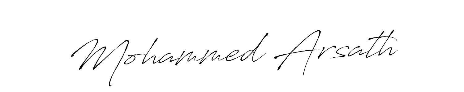 It looks lik you need a new signature style for name Mohammed Arsath. Design unique handwritten (Antro_Vectra) signature with our free signature maker in just a few clicks. Mohammed Arsath signature style 6 images and pictures png