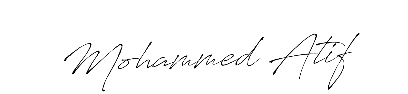 Also we have Mohammed Atif name is the best signature style. Create professional handwritten signature collection using Antro_Vectra autograph style. Mohammed Atif signature style 6 images and pictures png