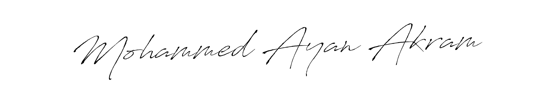 Here are the top 10 professional signature styles for the name Mohammed Ayan Akram. These are the best autograph styles you can use for your name. Mohammed Ayan Akram signature style 6 images and pictures png
