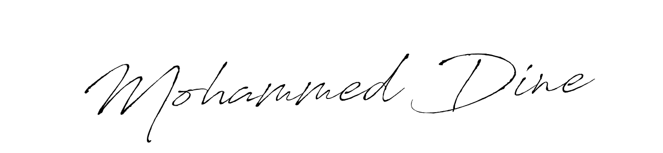 Also You can easily find your signature by using the search form. We will create Mohammed Dine name handwritten signature images for you free of cost using Antro_Vectra sign style. Mohammed Dine signature style 6 images and pictures png