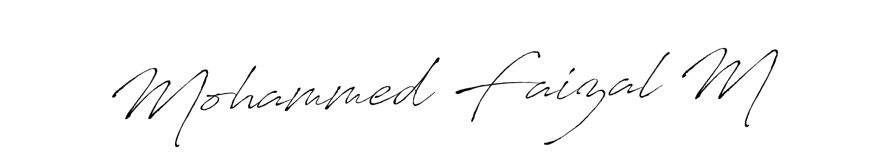 The best way (Antro_Vectra) to make a short signature is to pick only two or three words in your name. The name Mohammed Faizal M include a total of six letters. For converting this name. Mohammed Faizal M signature style 6 images and pictures png
