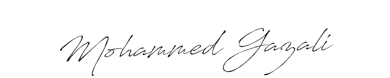Design your own signature with our free online signature maker. With this signature software, you can create a handwritten (Antro_Vectra) signature for name Mohammed Gazali. Mohammed Gazali signature style 6 images and pictures png