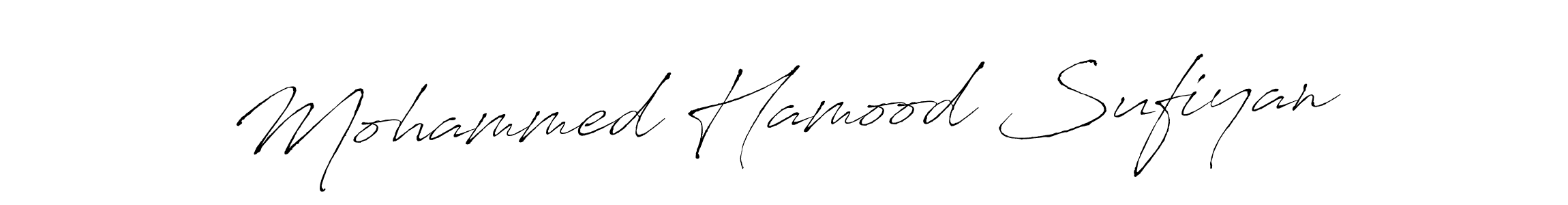 How to make Mohammed Hamood Sufiyan signature? Antro_Vectra is a professional autograph style. Create handwritten signature for Mohammed Hamood Sufiyan name. Mohammed Hamood Sufiyan signature style 6 images and pictures png