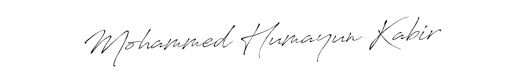 Design your own signature with our free online signature maker. With this signature software, you can create a handwritten (Antro_Vectra) signature for name Mohammed Humayun Kabir. Mohammed Humayun Kabir signature style 6 images and pictures png