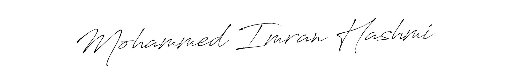 Use a signature maker to create a handwritten signature online. With this signature software, you can design (Antro_Vectra) your own signature for name Mohammed Imran Hashmi. Mohammed Imran Hashmi signature style 6 images and pictures png