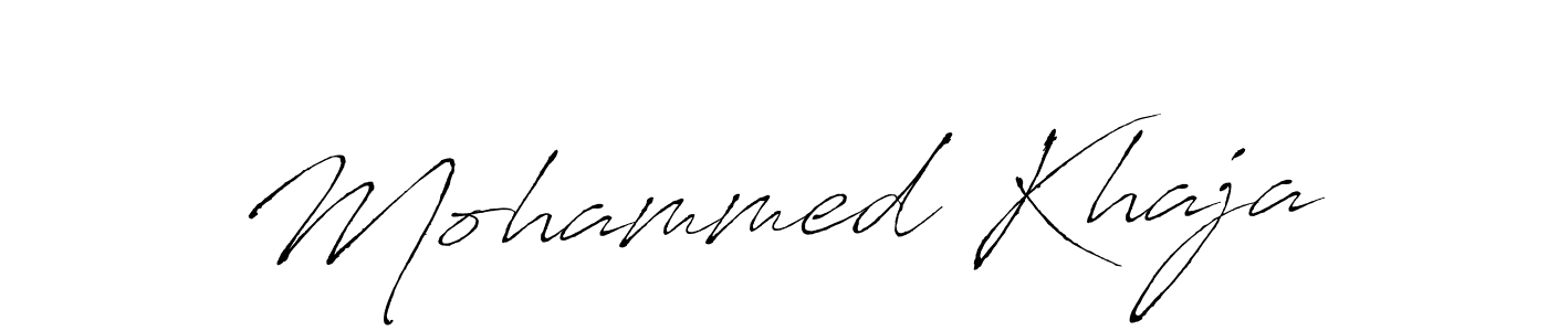Also we have Mohammed Khaja name is the best signature style. Create professional handwritten signature collection using Antro_Vectra autograph style. Mohammed Khaja signature style 6 images and pictures png