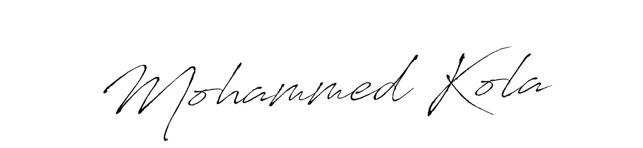 Also You can easily find your signature by using the search form. We will create Mohammed Kola name handwritten signature images for you free of cost using Antro_Vectra sign style. Mohammed Kola signature style 6 images and pictures png